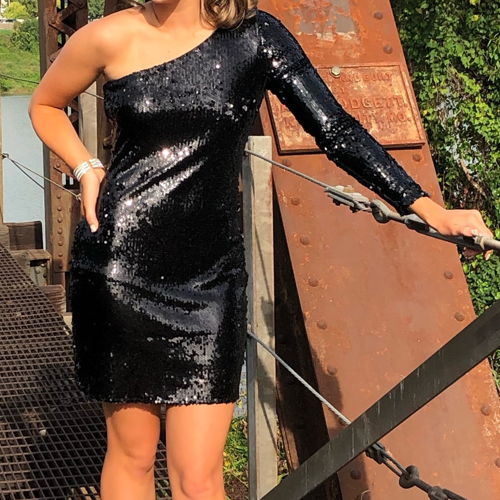 Black sequin dress, Sugar Lips, Medium